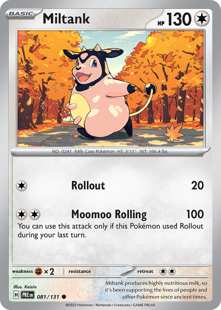 Miltank, Prismatic Evolutions 81