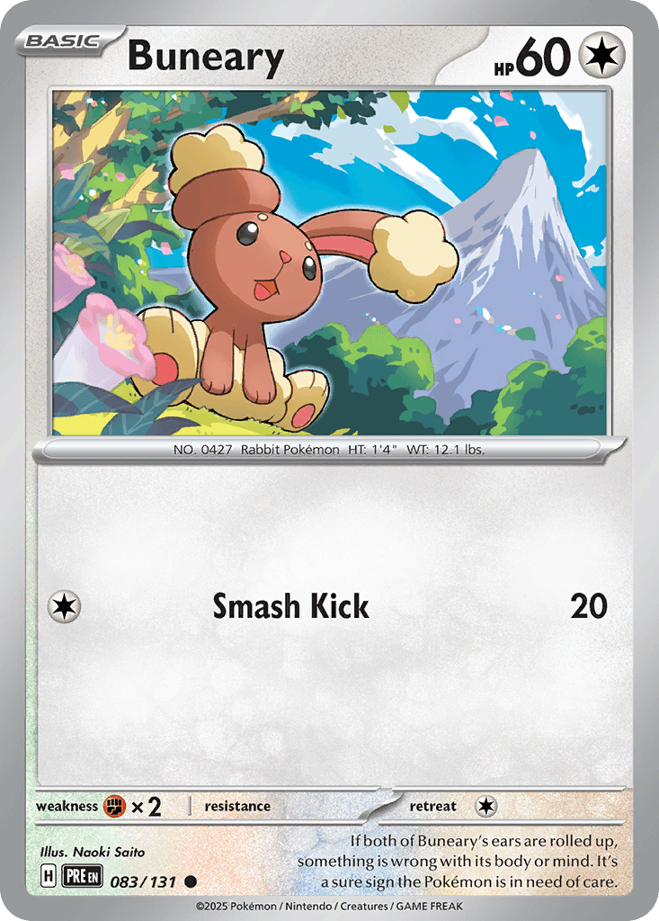 Buneary, Prismatic Evolutions 83