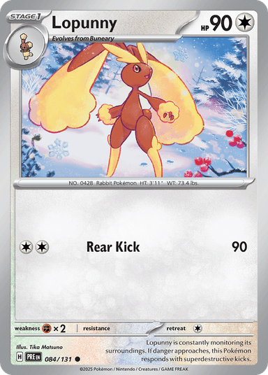 Lopunny, Prismatic Evolutions 84