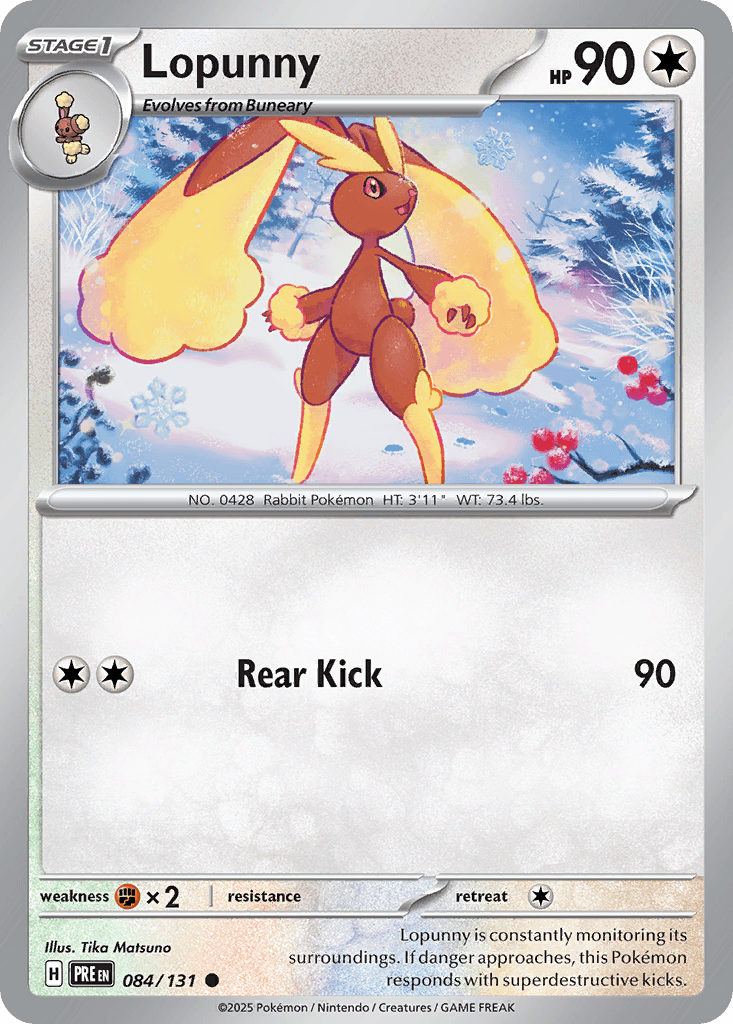 Lopunny, Prismatic Evolutions 84