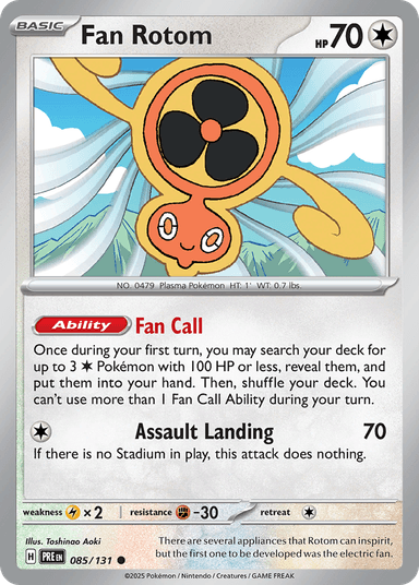 Fan Rotom, Prismatic Evolutions 85
