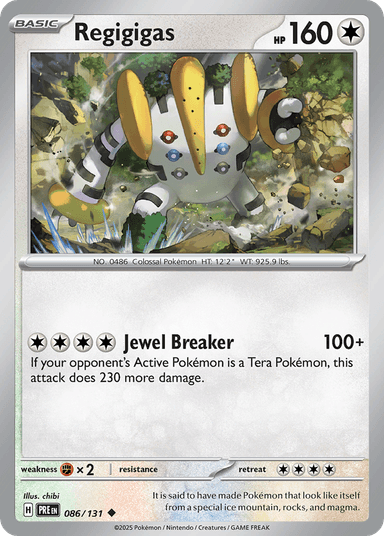Regigigas, Prismatic Evolutions 86