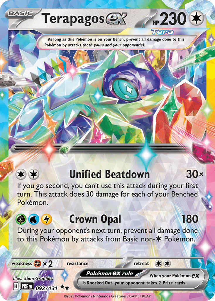 Terapagos ex, Prismatic Evolutions 92