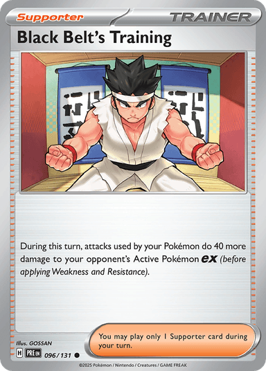 Black Belt's Training, Prismatic Evolutions 96