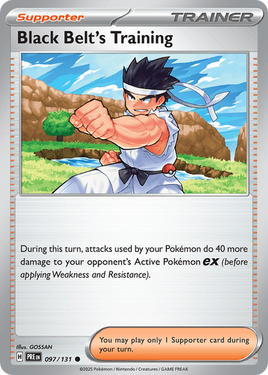 Black Belt's Training, Prismatic Evolutions 97
