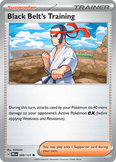 Black Belt's Training, Prismatic Evolutions 99