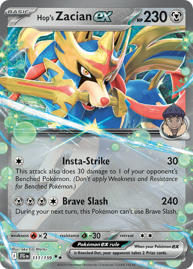 Hop's Zacian ex, Journey Together 111