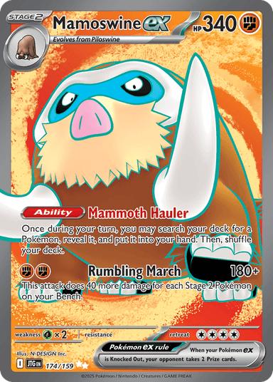 Mamoswine ex, Journey Together 174