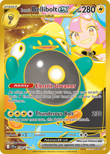 Iono's Bellibolt ex, Journey Together 188