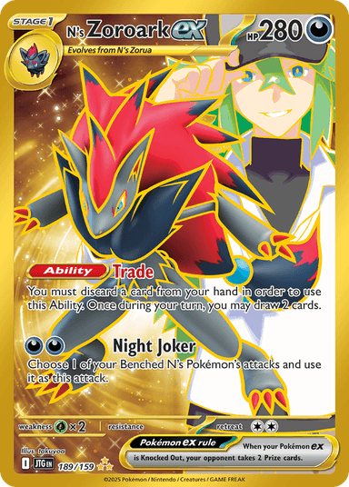 N's Zoroark ex, Journey Together 189