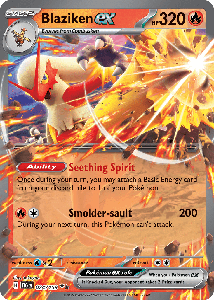 Blaziken ex, Journey Together 24