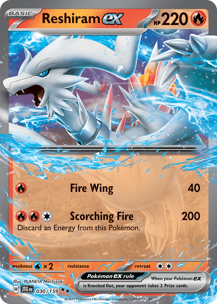 Reshiram ex, Journey Together 30