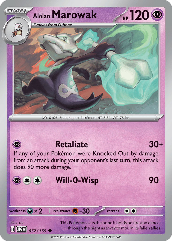 Alolan Marowak, Journey Together 57