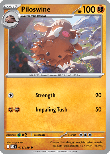 Piloswine, Journey Together 78