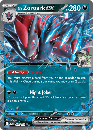 N's Zoroark ex, Journey Together 98