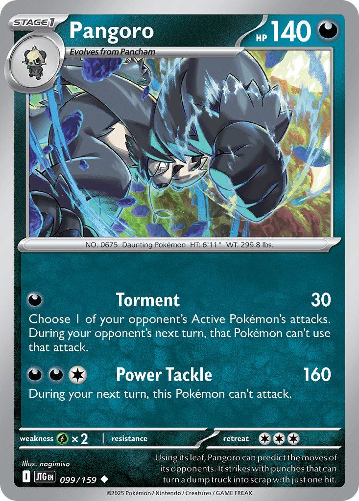 Pangoro, Journey Together 99