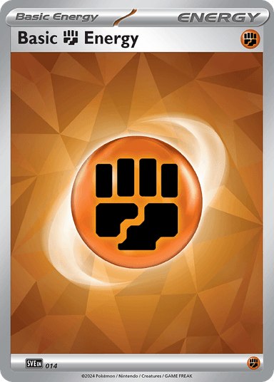 Basic Fighting Energy, Scarlet & Violet Energies 14