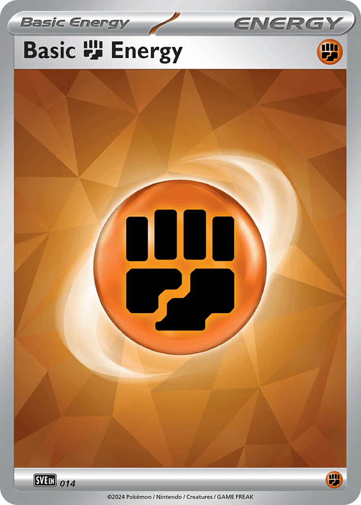 Basic Fighting Energy, Scarlet & Violet Energies 14