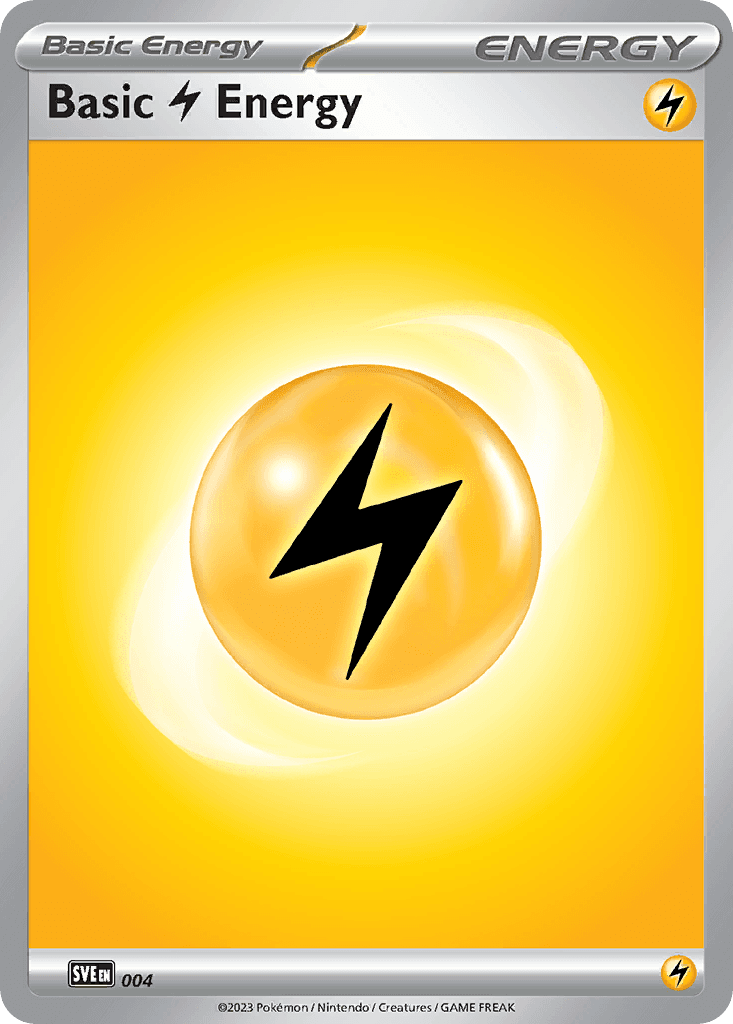 Basic Lightning Energy, Scarlet & Violet Energies 4