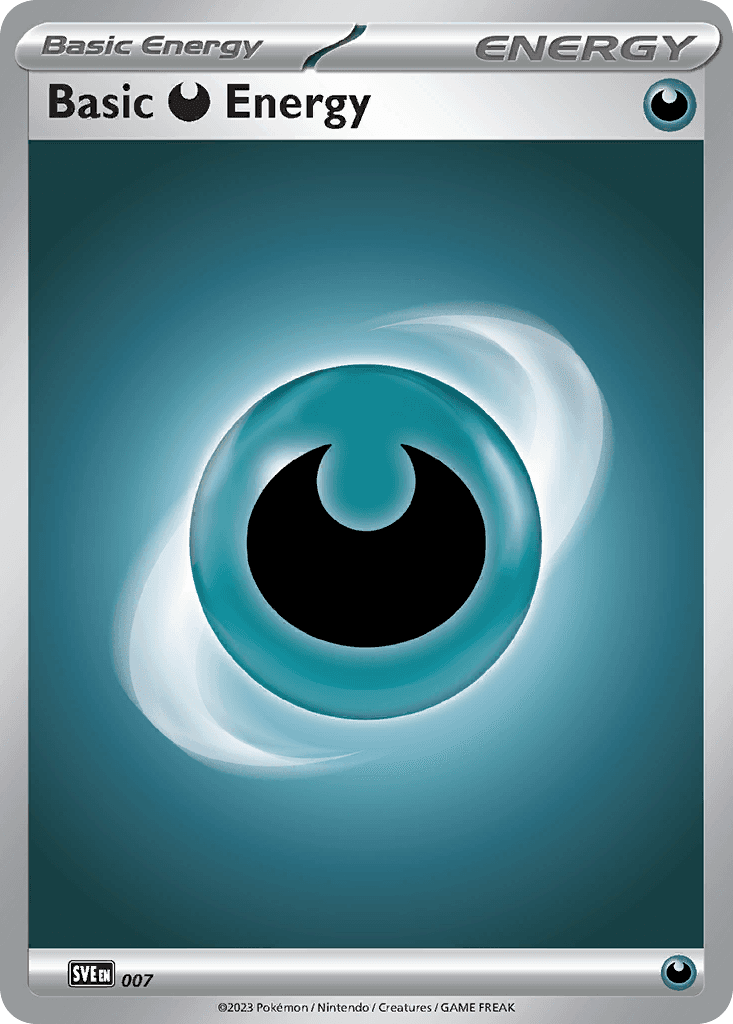 Basic Darkness Energy, Scarlet & Violet Energies 7