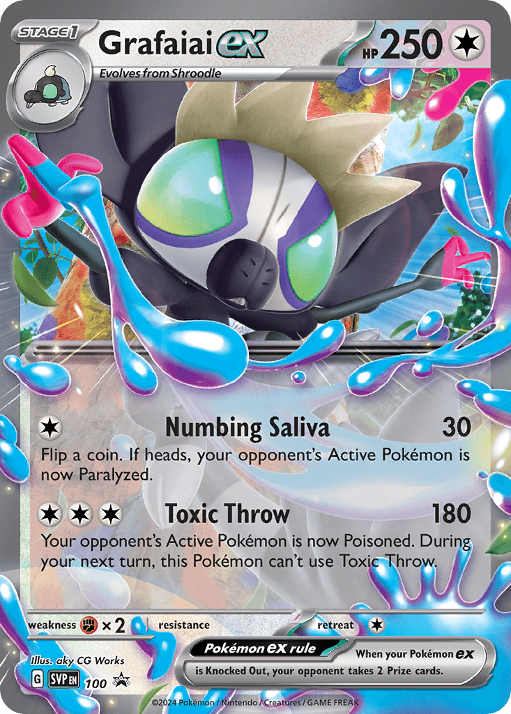 Grafaiai ex, Scarlet & Violet Black Star Promos 100