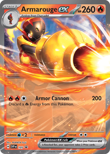 Armarouge ex, Scarlet & Violet Black Star Promos 105