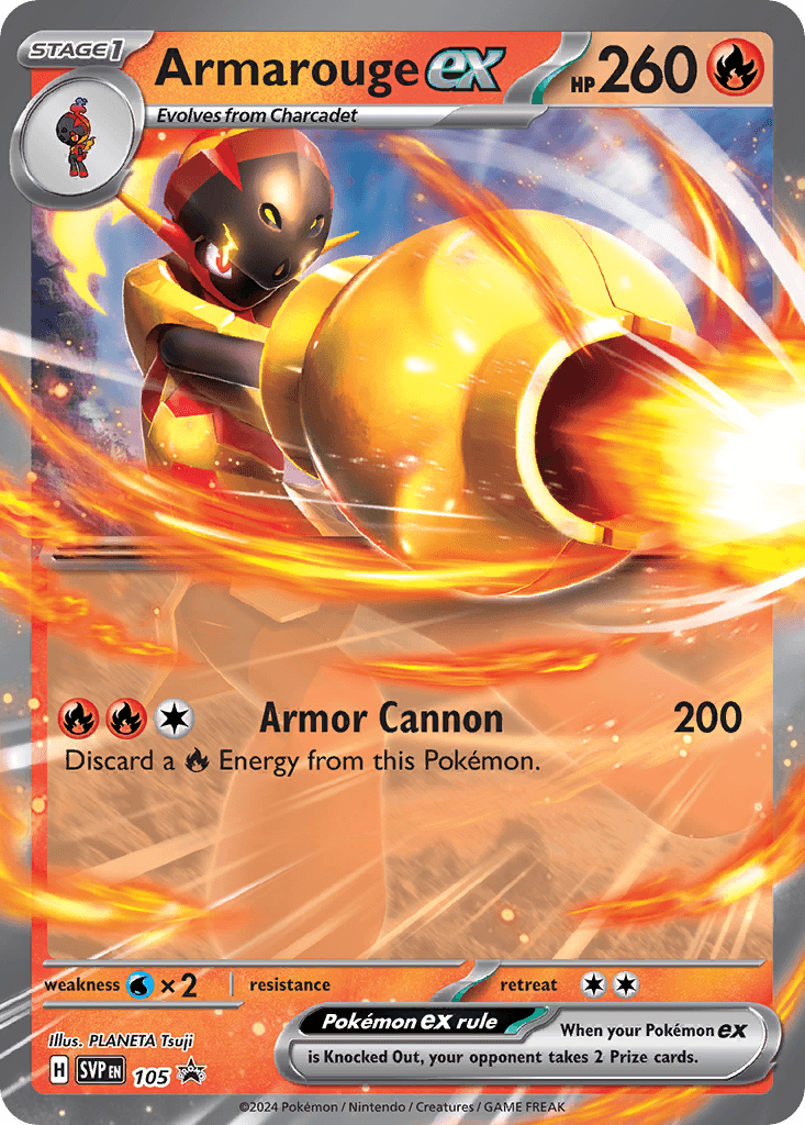 Armarouge ex, Scarlet & Violet Black Star Promos 105