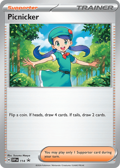 Picnicker, Scarlet & Violet Black Star Promos 114