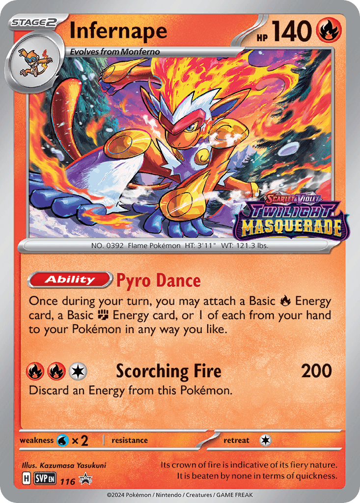 Infernape, Scarlet & Violet Black Star Promos 116