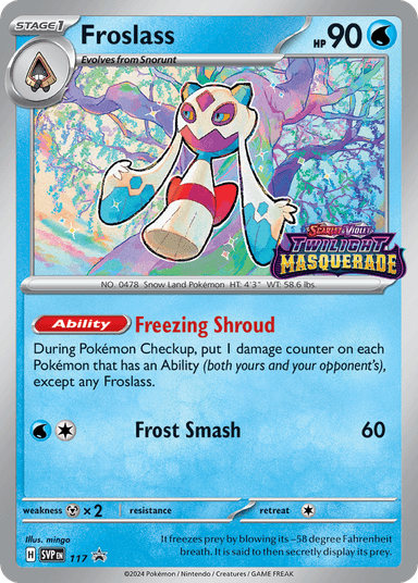 Froslass, Scarlet & Violet Black Star Promos 117