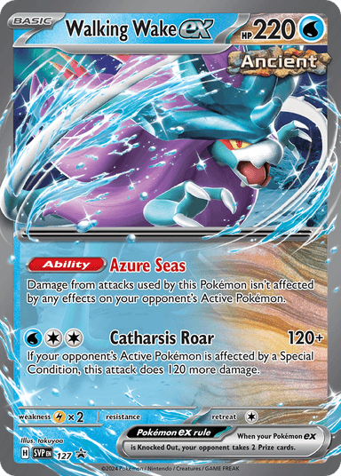 Walking Wake ex, Scarlet & Violet Black Star Promos 127
