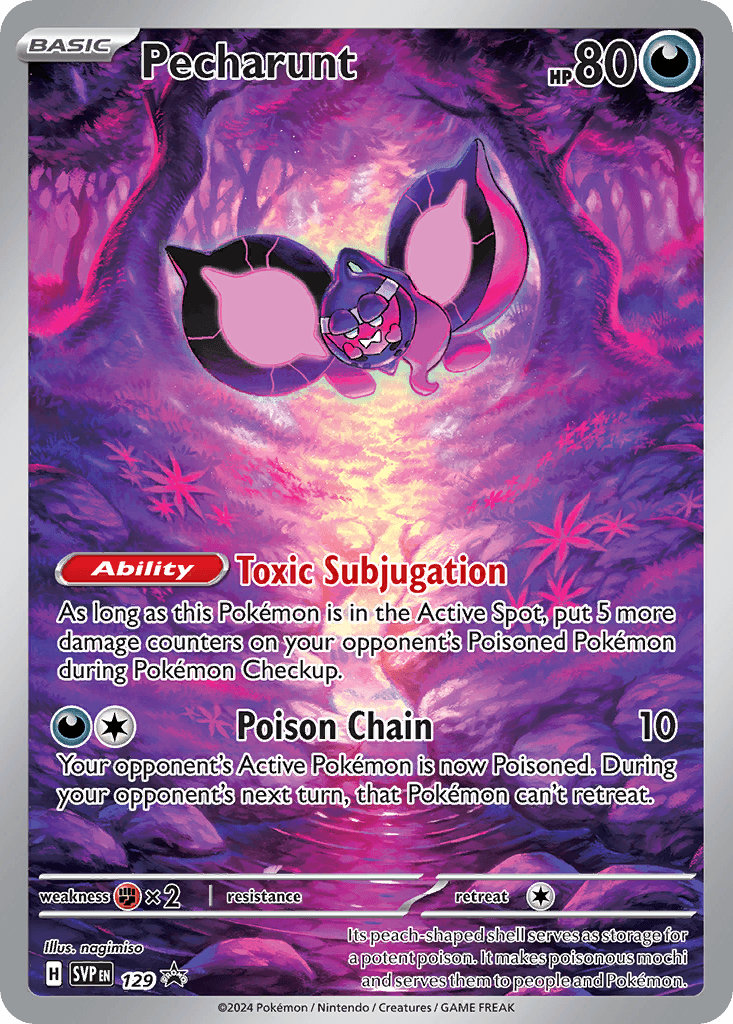 Pecharunt, Scarlet & Violet Black Star Promos 129
