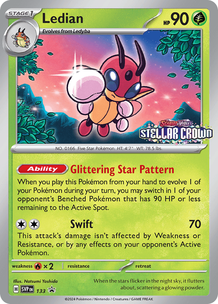 Ledian, Scarlet & Violet Black Star Promos 133