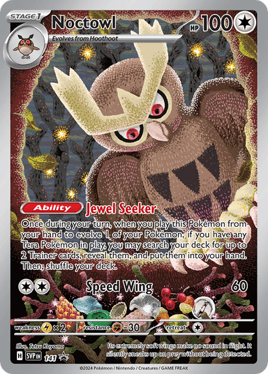 Noctowl, Scarlet & Violet Black Star Promos 141