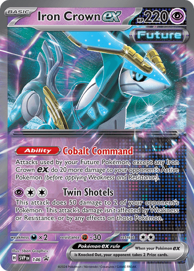 Iron Crown ex, Scarlet & Violet Black Star Promos 146