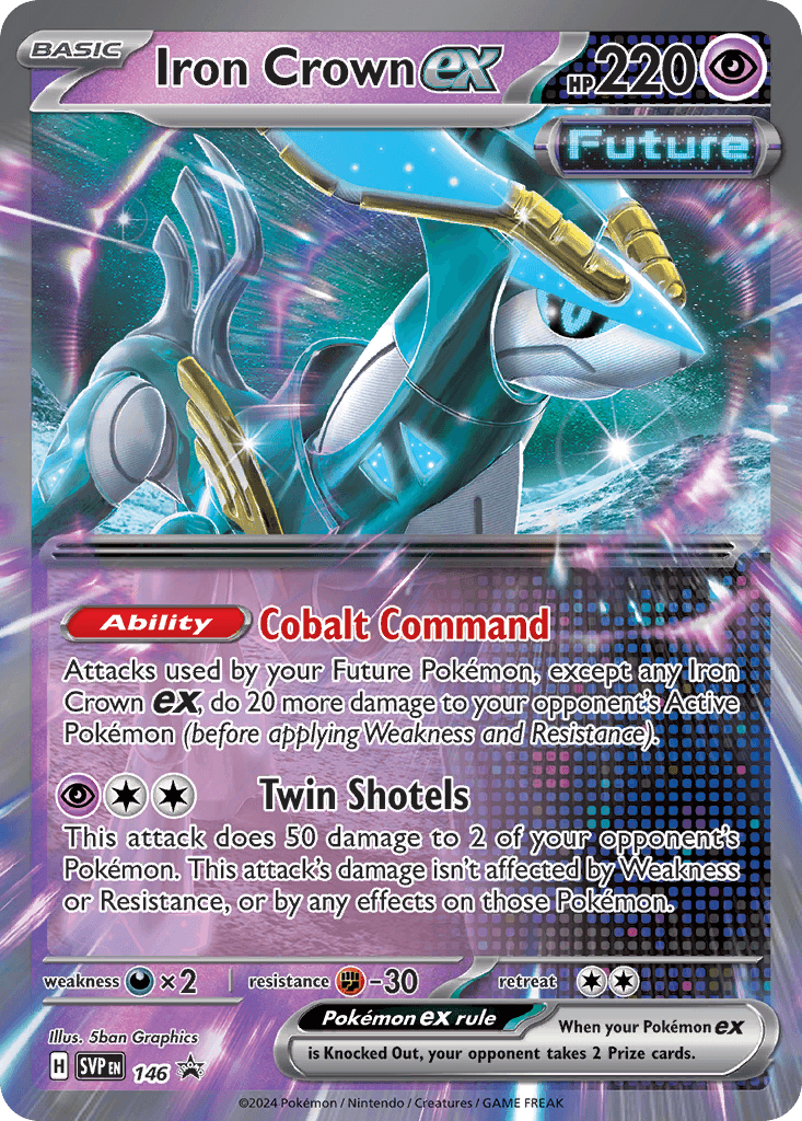 Iron Crown ex, Scarlet & Violet Black Star Promos 146