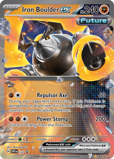 Iron Boulder ex, Scarlet & Violet Black Star Promos 147