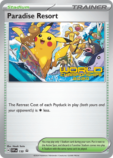 Paradise Resort, Scarlet & Violet Black Star Promos 150