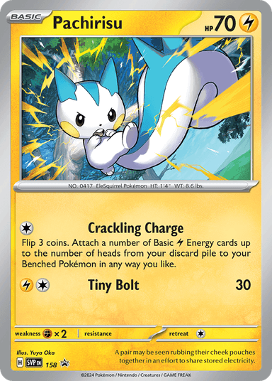 Pachirisu, Scarlet & Violet Black Star Promos 158