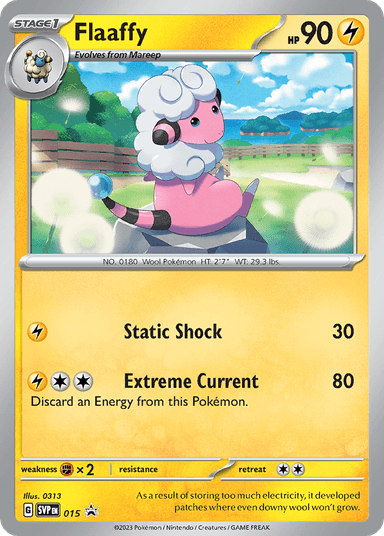 Flaaffy, Scarlet & Violet Black Star Promos 15