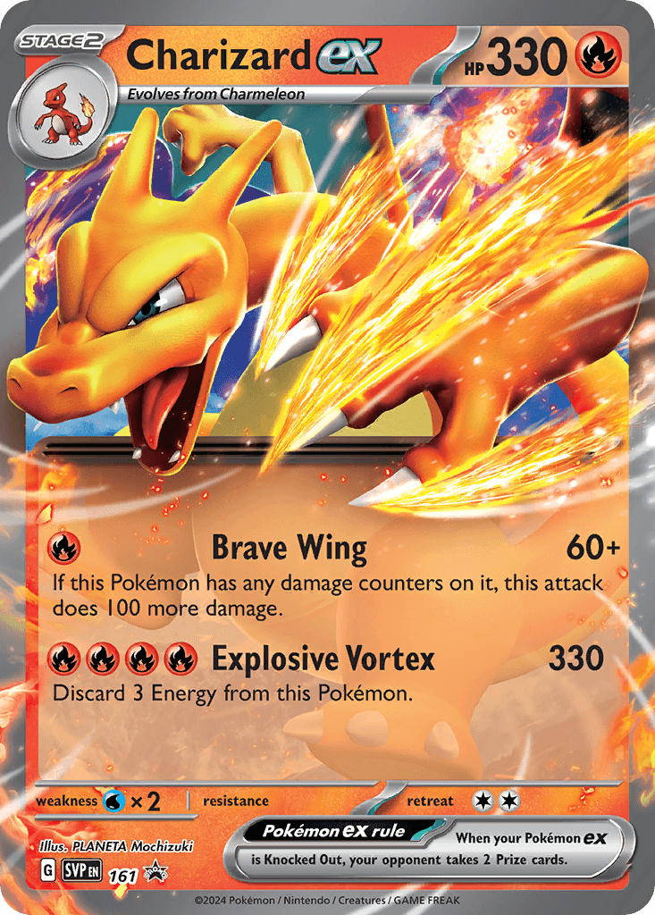 Charizard ex, Scarlet & Violet Black Star Promos 161
