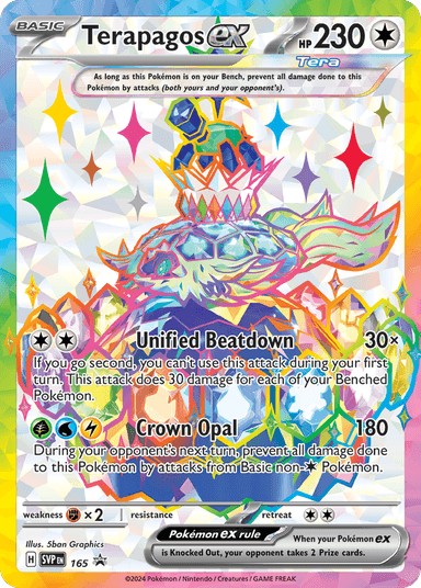 Terapagos ex, Scarlet & Violet Black Star Promos 165