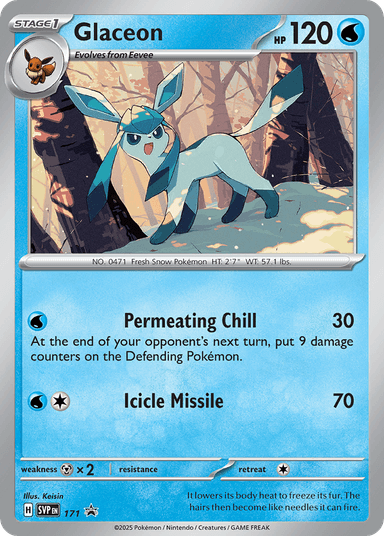 Glaceon, Scarlet & Violet Black Star Promos 171