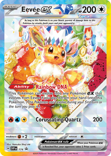 Eevee ex, Scarlet & Violet Black Star Promos 174