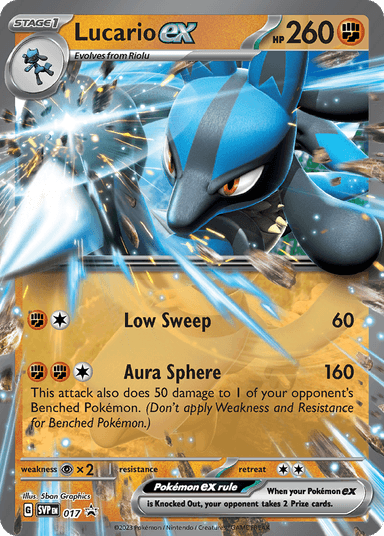 Lucario ex, Scarlet & Violet Black Star Promos 17