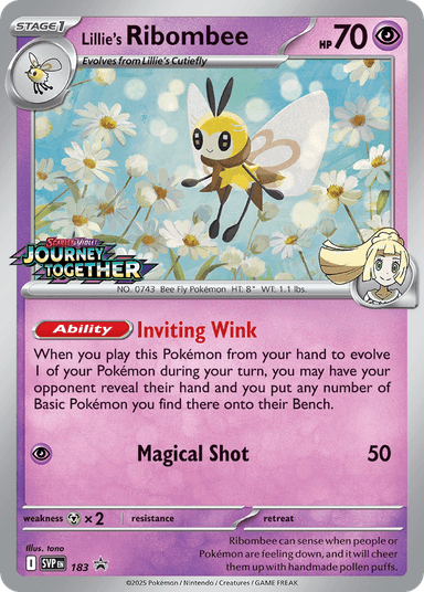 Lillie's Ribombee, Scarlet & Violet Black Star Promos 183