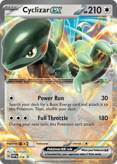 Cyclizar ex, Scarlet & Violet Black Star Promos 18