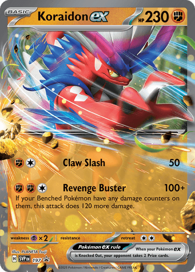 Koraidon ex, Scarlet & Violet Black Star Promos 197