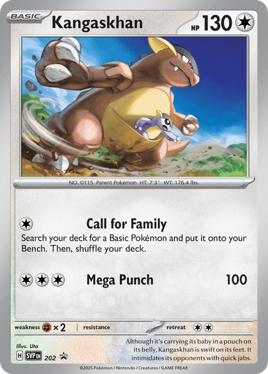 Kangaskhan, Scarlet & Violet Black Star Promos 202