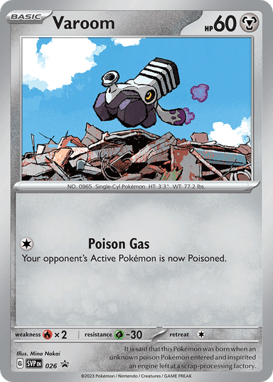 Varoom, Scarlet & Violet Black Star Promos 26